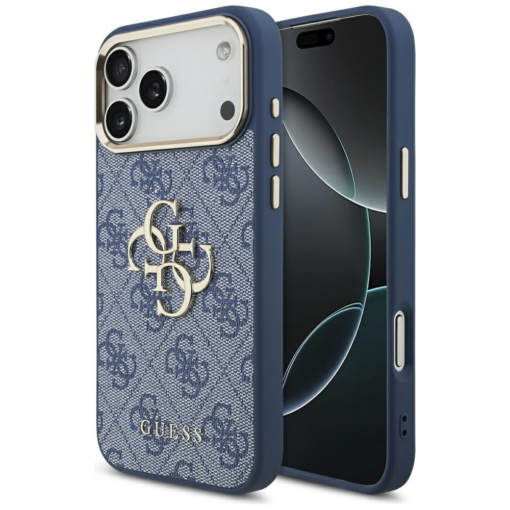 Калъф за iPhone 17 Pro Max - Guess Hardcase Big 4G Classic Classic Logo (GUHCP17X4GMGCGCBL) - Син