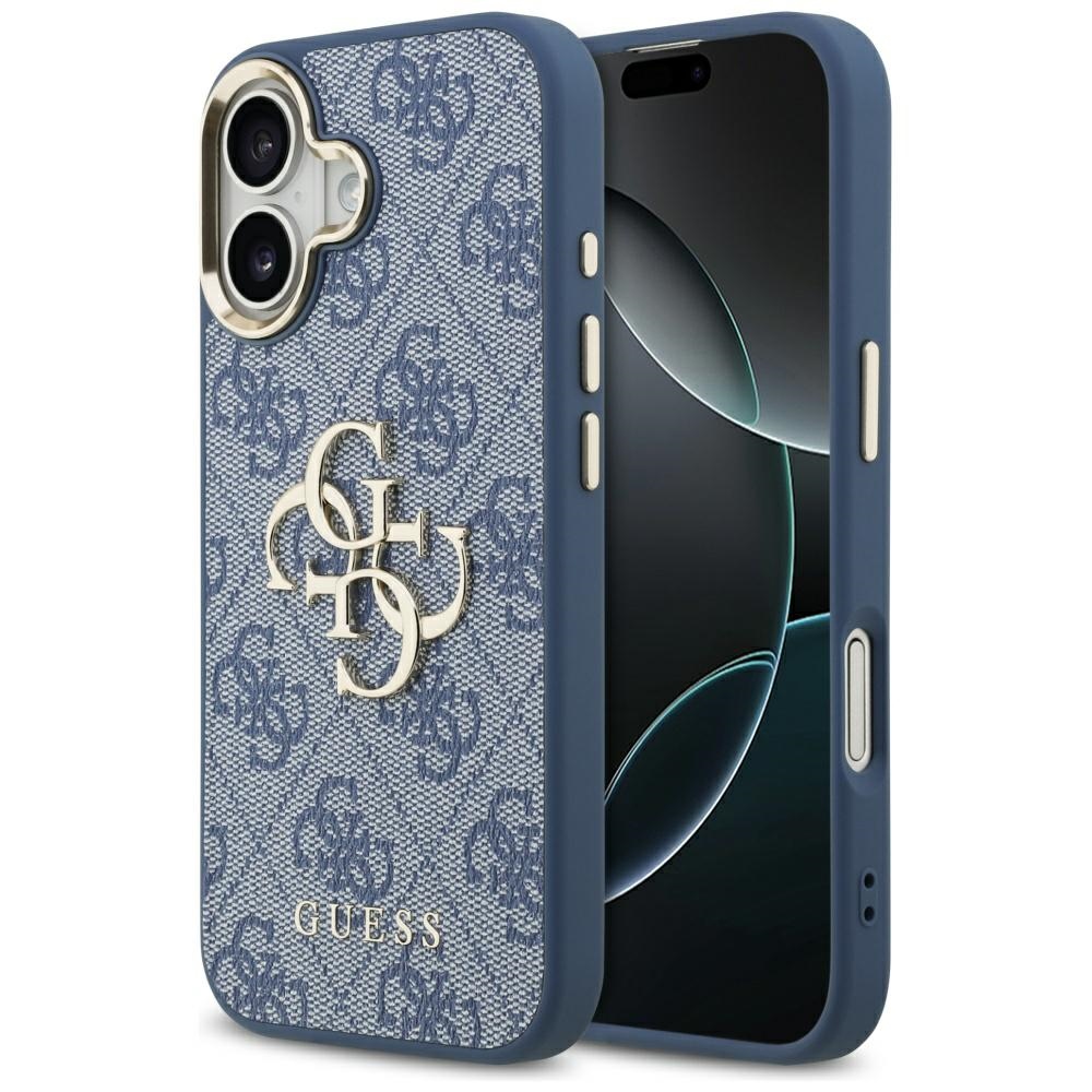Калъф за iPhone 17 - Guess Hardcase Big 4G Classic Classic Logo (GUHCP17S4GMGCGCBL) - Син