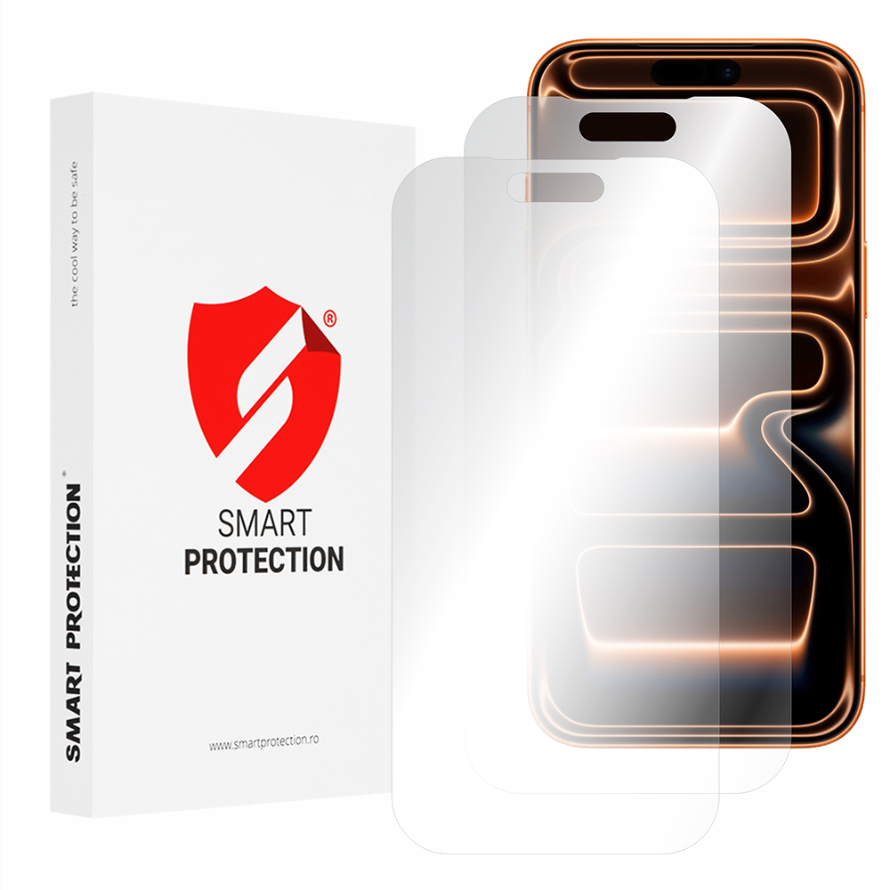 [2x Pack] Първокласно регенерируемо фолио iPhone 17 Pro Max - Smart Protection Classic - Прозрачно