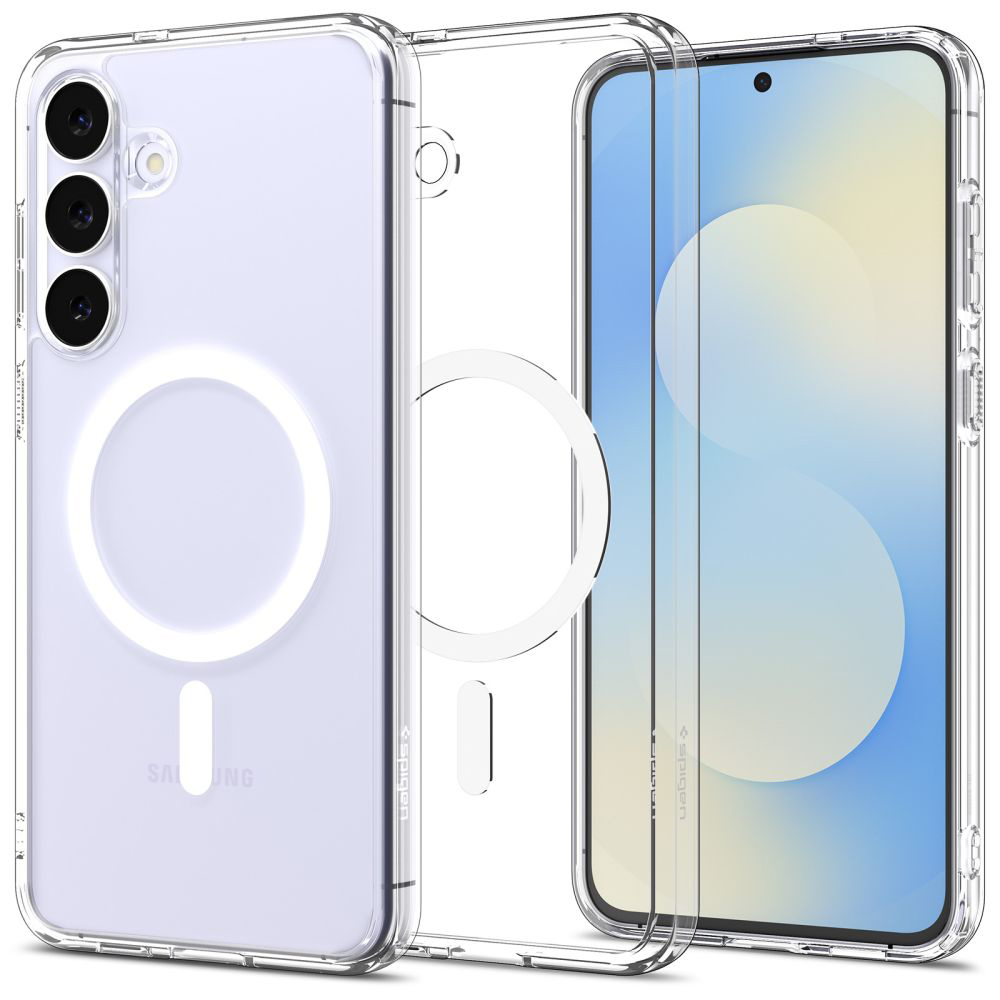 Калъф за Samsung Galaxy S25 FE - Spigen Ultra Hybrid MagSafe (ACS10027) - Прозрачен / Бял