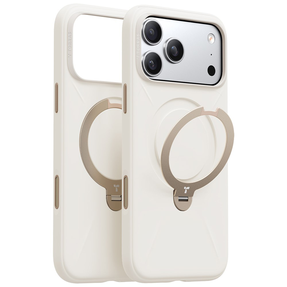Калъф за iPhone 17 Pro - Torras QPRO Silicone Series - Бял
