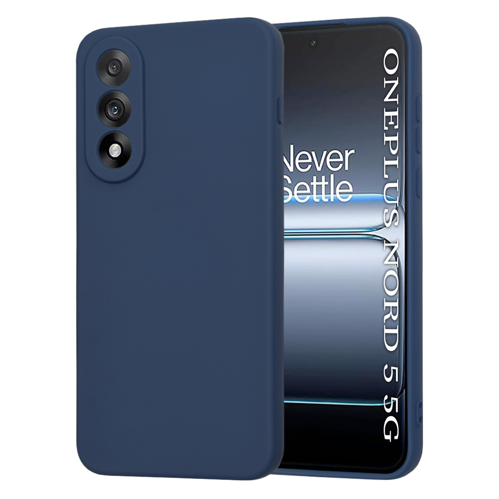 Калъф за OnePlus Nord 5 - Techsuit SoftFlex - Тъмносин Син