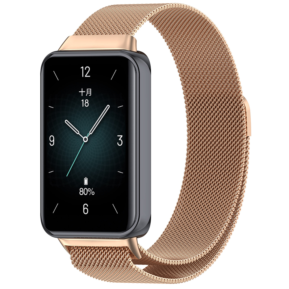 Каишка за Honor Band 9 - Techsuit Каишка за часовник (W009) - Розово злато