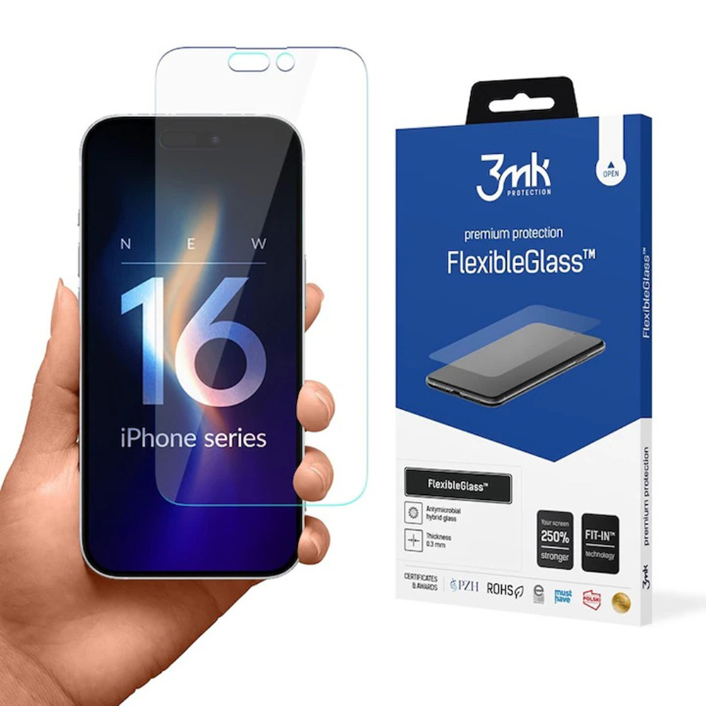 Калъф за iPhone 16 Pro Max - 3mk FlexibleGlass - Прозрачен