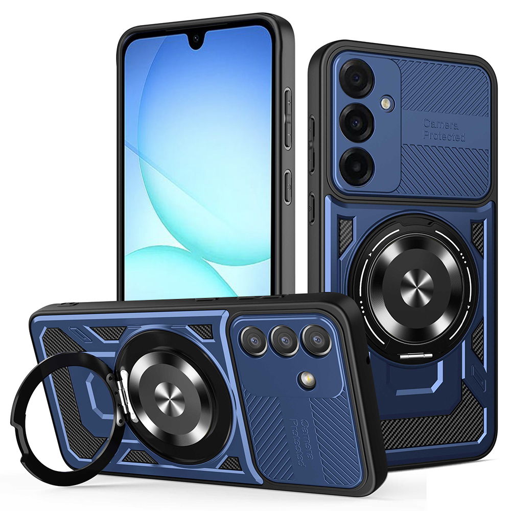 Калъф за Samsung Galaxy A17 5G / A17 4G / M17 / F17 - Techsuit RuggedCam - Син