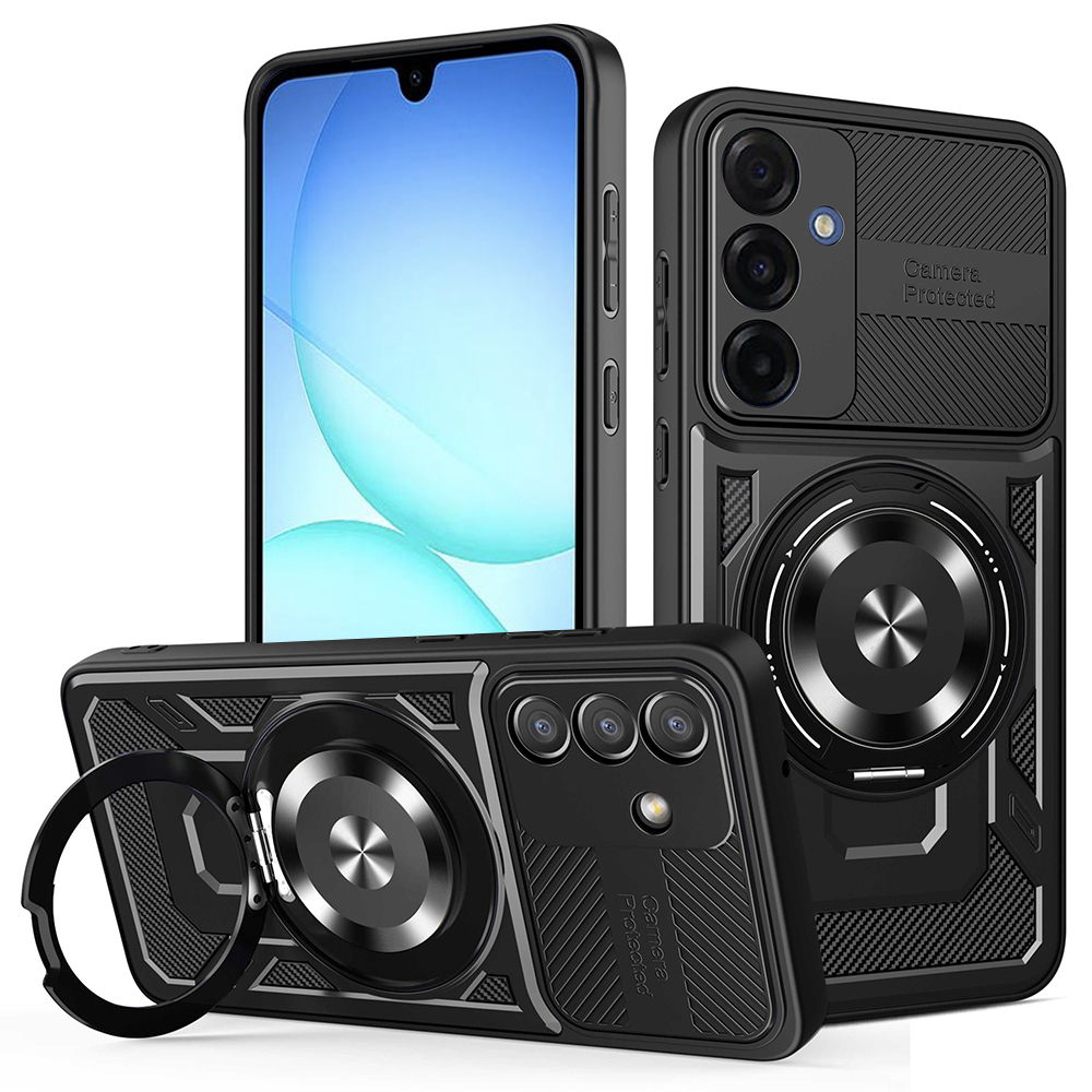 Калъф за Samsung Galaxy A17 5G / A17 4G / M17 / F17 - Techsuit RuggedCam - Черен
