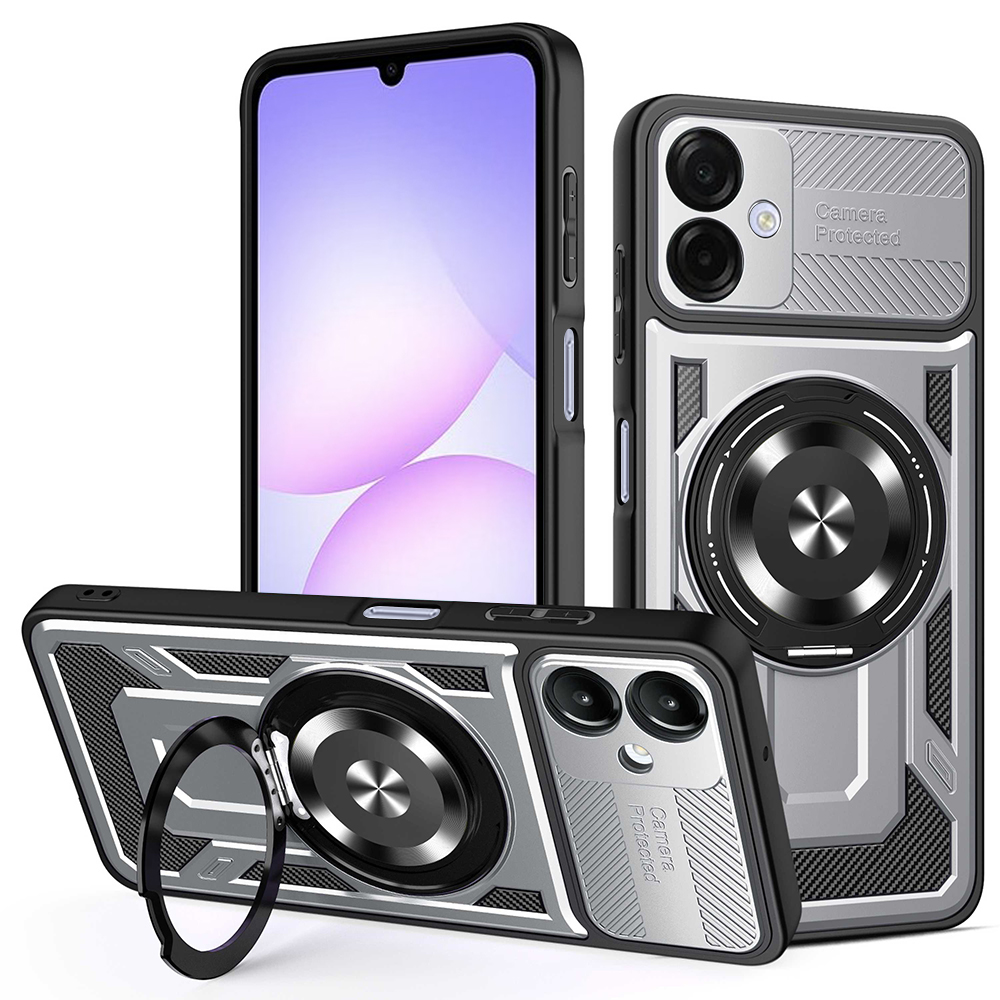 Калъф за Samsung Galaxy A07 4G - Techsuit RuggedCam - Сив