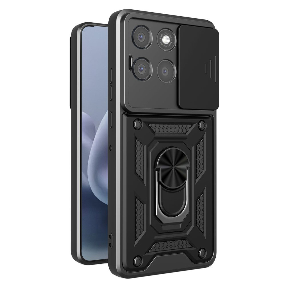Калъф за Motorola Moto G86 Power - Techsuit CamShield Series - Черен