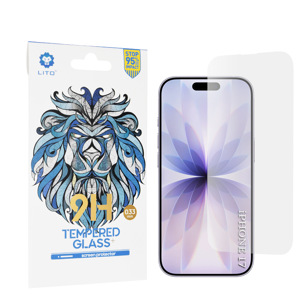 Скрийн протектор за iPhone 17 / iPhone 17 Pro / iPhone 16 Pro - Lito 2.5D Classic Glass - Прозрачен