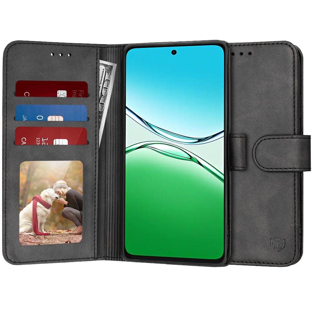 Калъф за Oppo A5 4G / A5 5G - Techsuit Diary Book - Черен