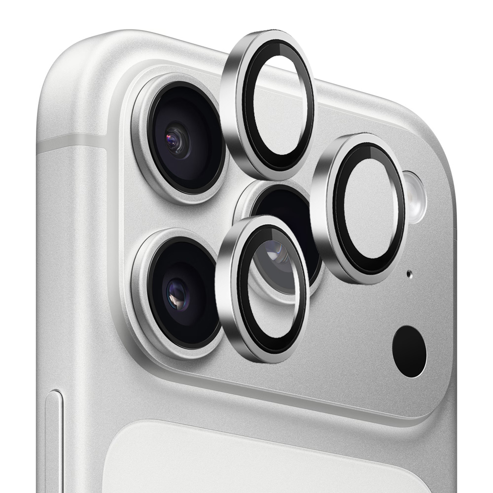 Калъф за iPhone 17 Pro / iPhone 17 Pro Max - Blueo Original Metal Frame Lens Glass - Сребрист