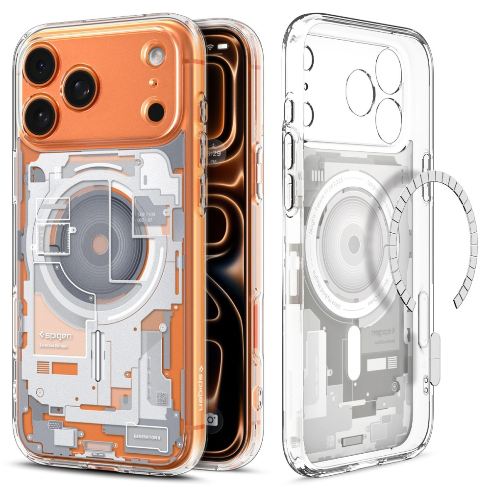Калъф за iPhone 17 Pro Max - Spigen Ultra Hybrid Zero One MagSafe (ACS10287) - Бял