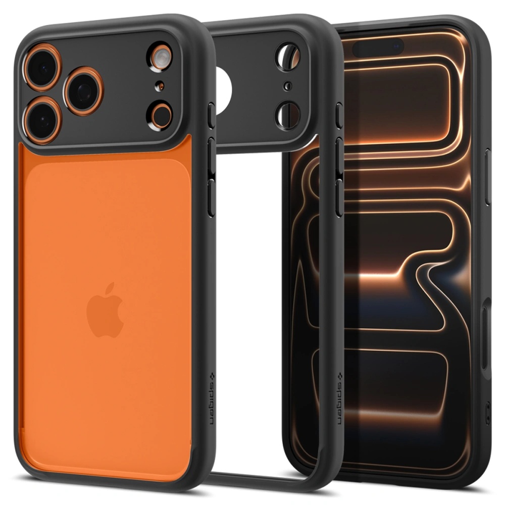 Калъф за iPhone 17 Pro - Spigen Ultra Hybrid (ACS10343) - Черен мат