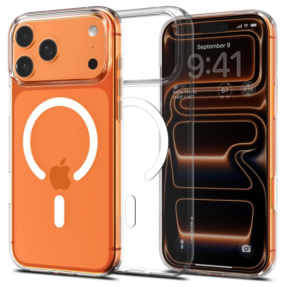 Калъф за iPhone 17 Pro Max - Spigen Liquid Crystal MagSafe (ACS10394) - Прозрачен / Бял