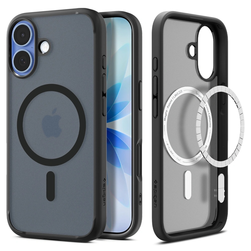 Калъф за iPhone 17 - Spigen Ultra Hybrid MagSafe (ACS10383) - Frost Черен