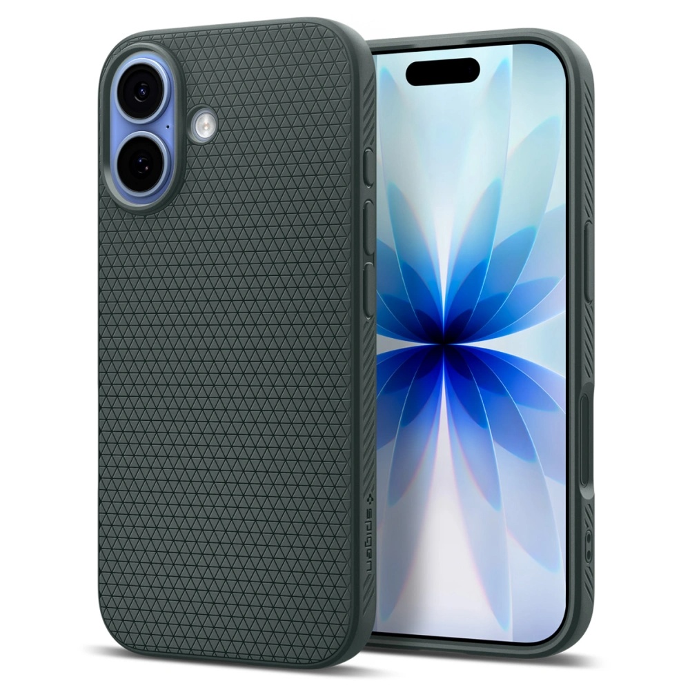 Калъф за iPhone 17 - Spigen Liquid Air (ACS10371) - Abyss Зелен