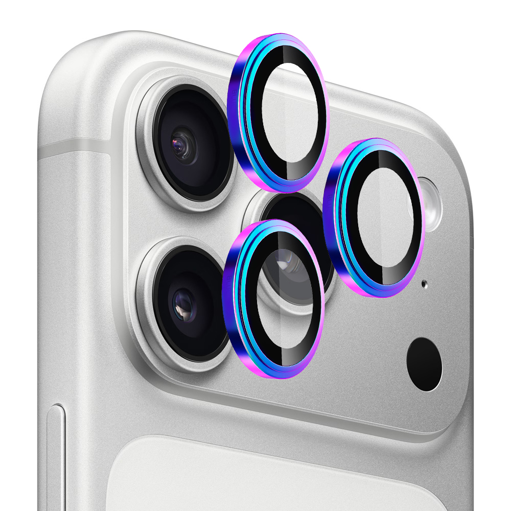 Калъф за iPhone 17 Pro / iPhone 17 Pro Max - Blueo Sapphire Crystal Original Lens Glass - Цветен