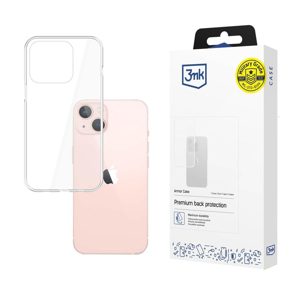 Калъф за iPhone 14 - 3mk Armor Case - Прозрачен