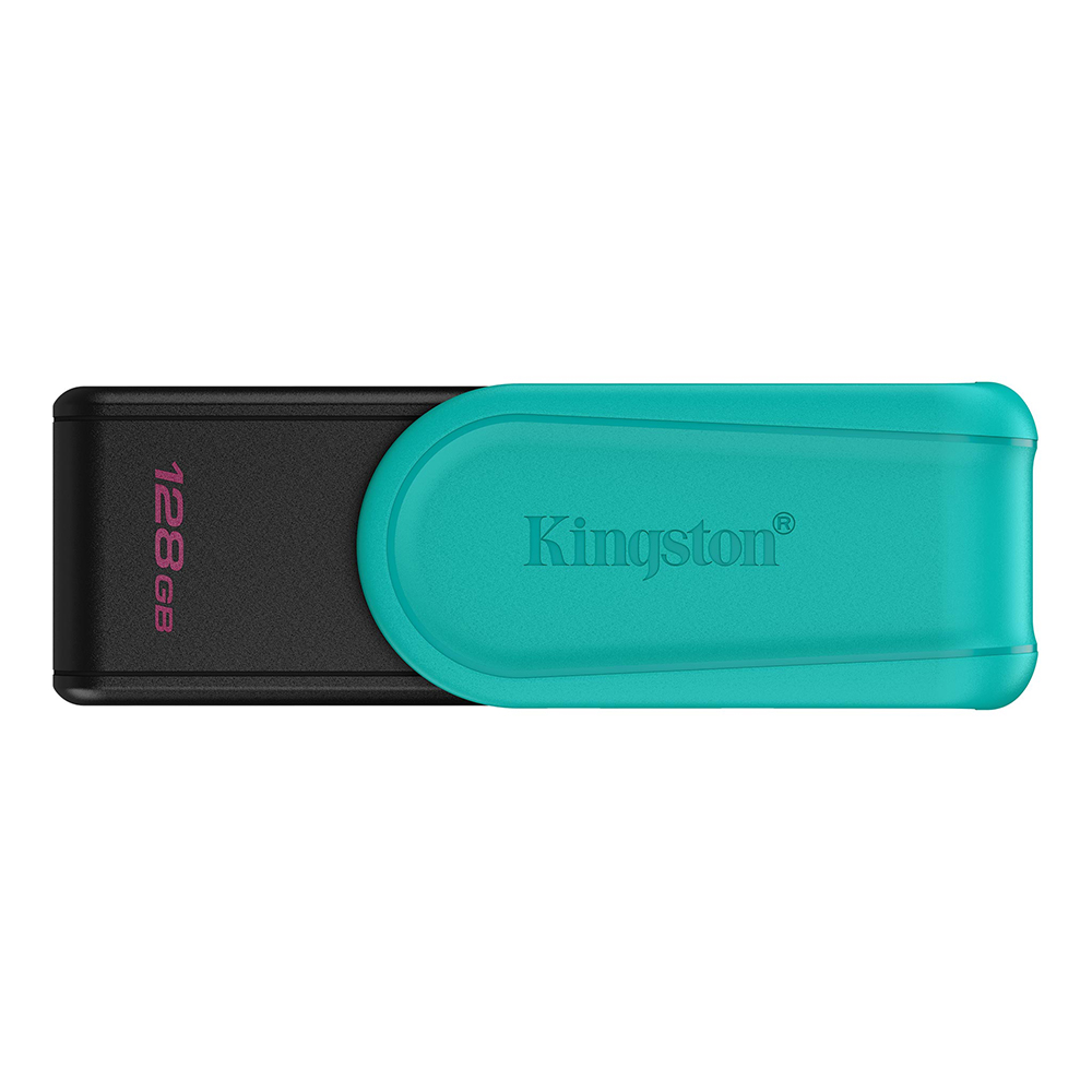Memory Stick 128GB, USB - Kingston DataTraveler Exodia S (DTXS/128GB) - черен/тюркоаз