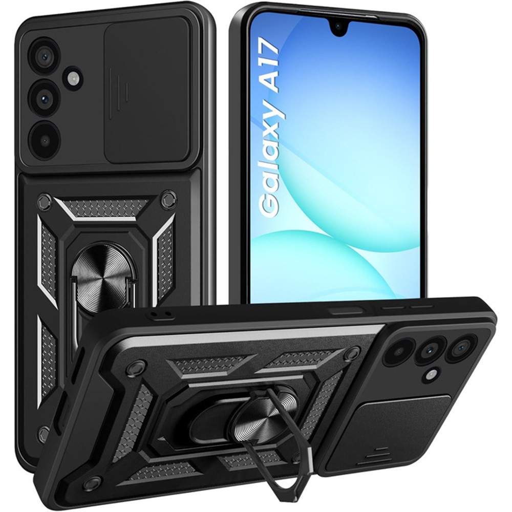 Калъф за Samsung Galaxy A17 5G / A17 4G - Techsuit CamShield Series - Черен