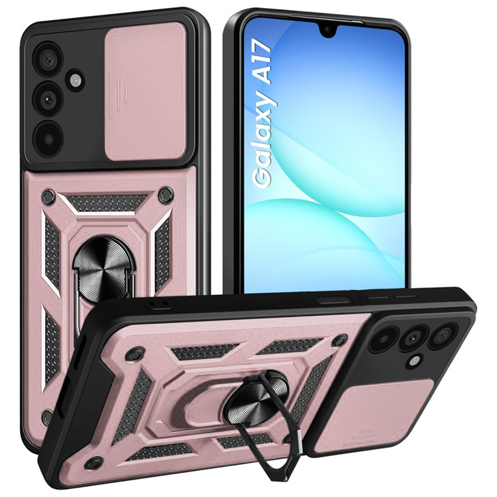 Калъф за Samsung Galaxy A17 5G / A17 4G / M17 / F17 - Techsuit CamShield Series - Розово злато
