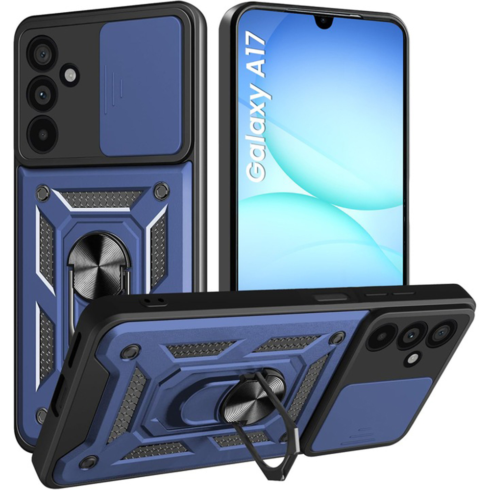 Калъф за Samsung Galaxy A17 5G / A17 4G / M17 / F17 - Techsuit CamShield Series - Син