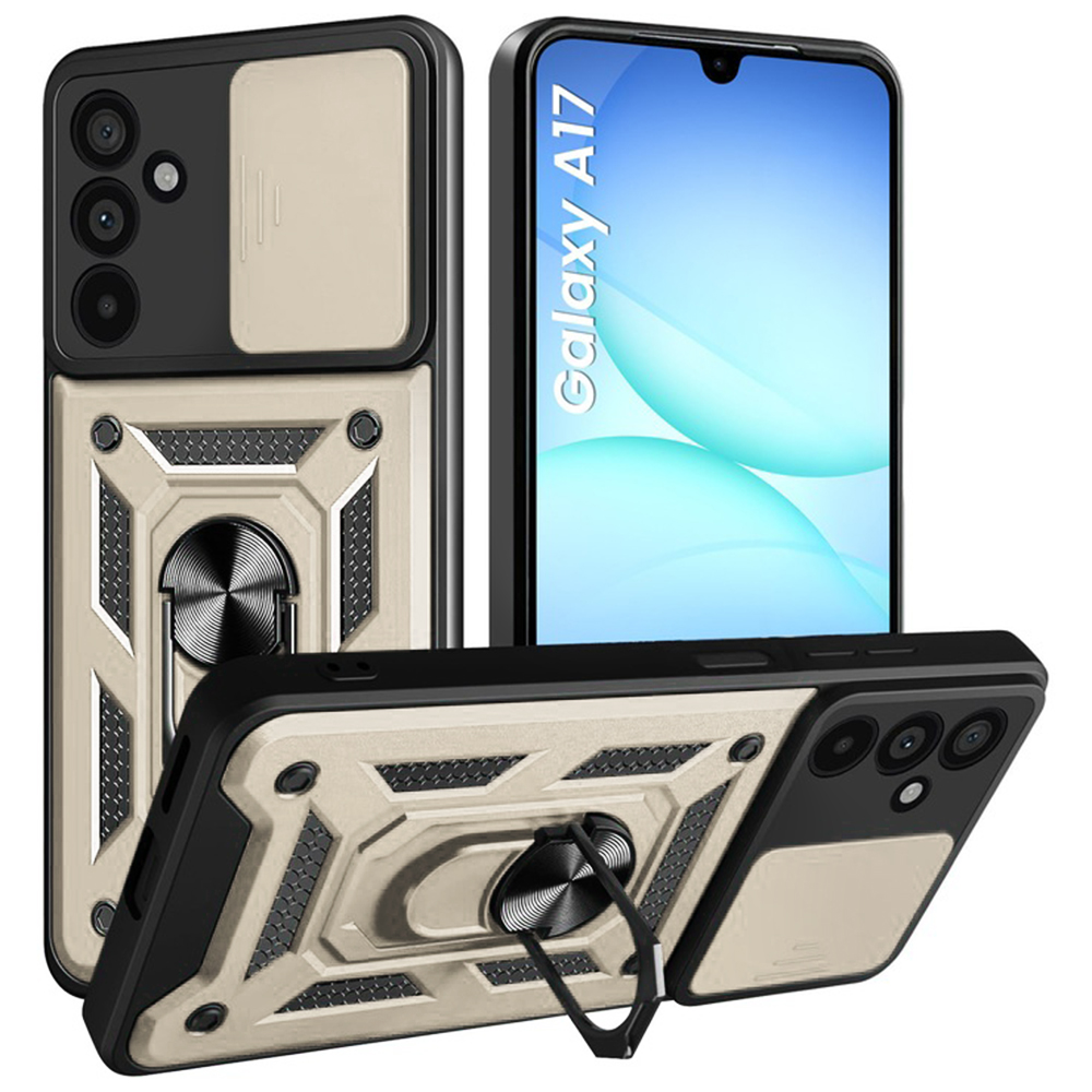 Калъф за Samsung Galaxy A17 5G / A17 4G / M17 / F17 - Techsuit CamShield Series - златен