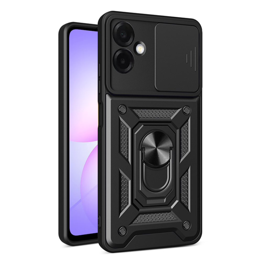 Калъф за Samsung Galaxy A07 4G - Techsuit CamShield Series - Черен