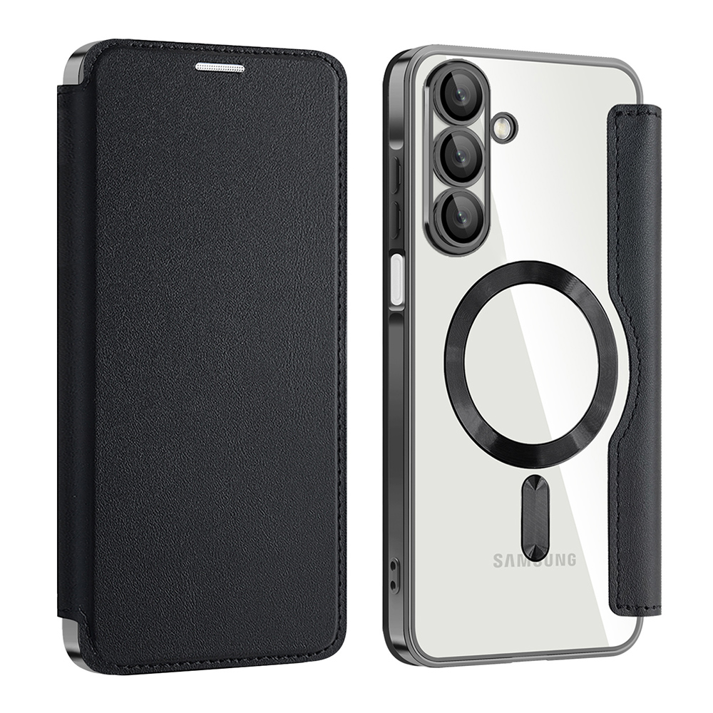 Калъф за Samsung Galaxy A17 5G / A17 4G / M17 / F17 - Techsuit SmartMag Book Case - Черен