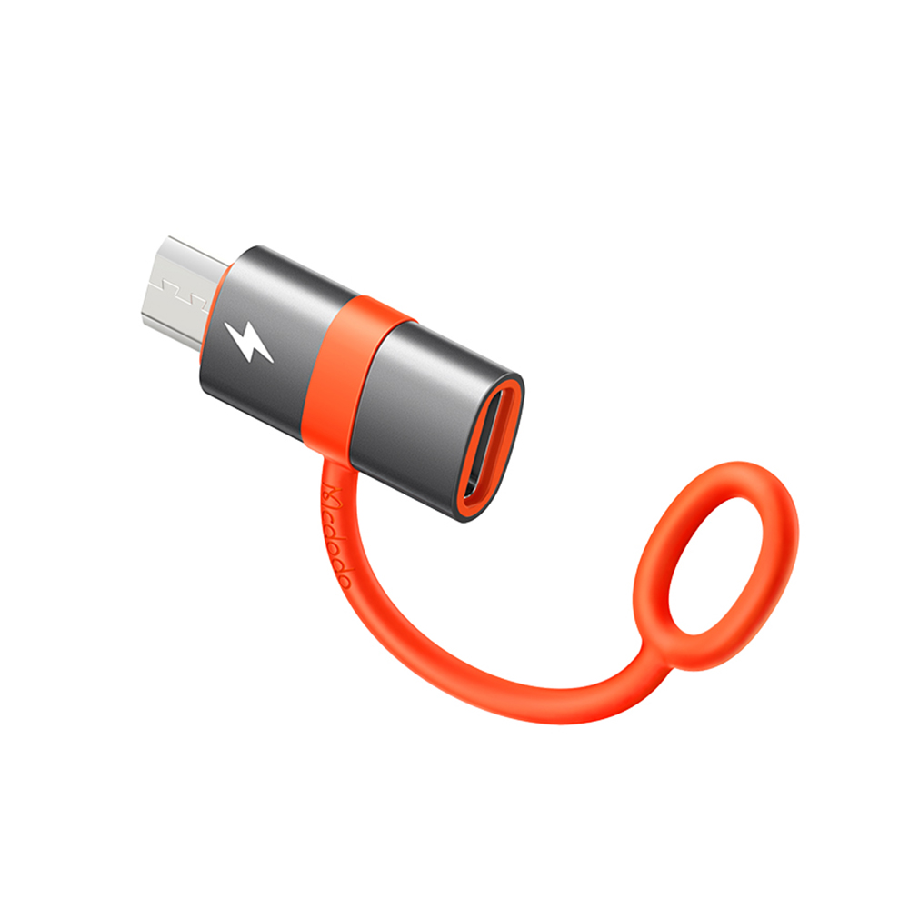 Адаптер Type-C към Micro-USB, Plug&Play, 3A - Адаптер Mcdodo (OT-3820) - Сив