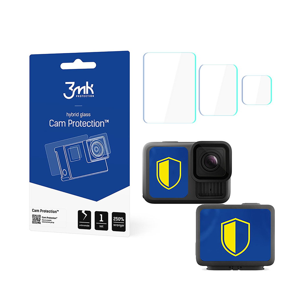 GoPro Hero 13 Display Case + Калъф за камера 3mk Cam Protection, Прозрачен