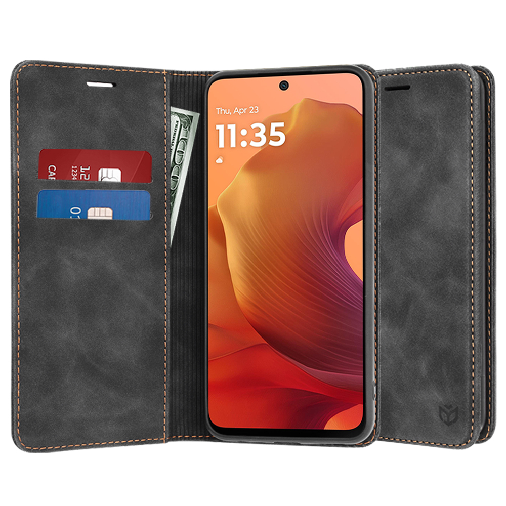 Калъф за Motorola Moto Moto G15 / G15 Power / G17 / G17 Power - Techsuit Confy Cover - Черен