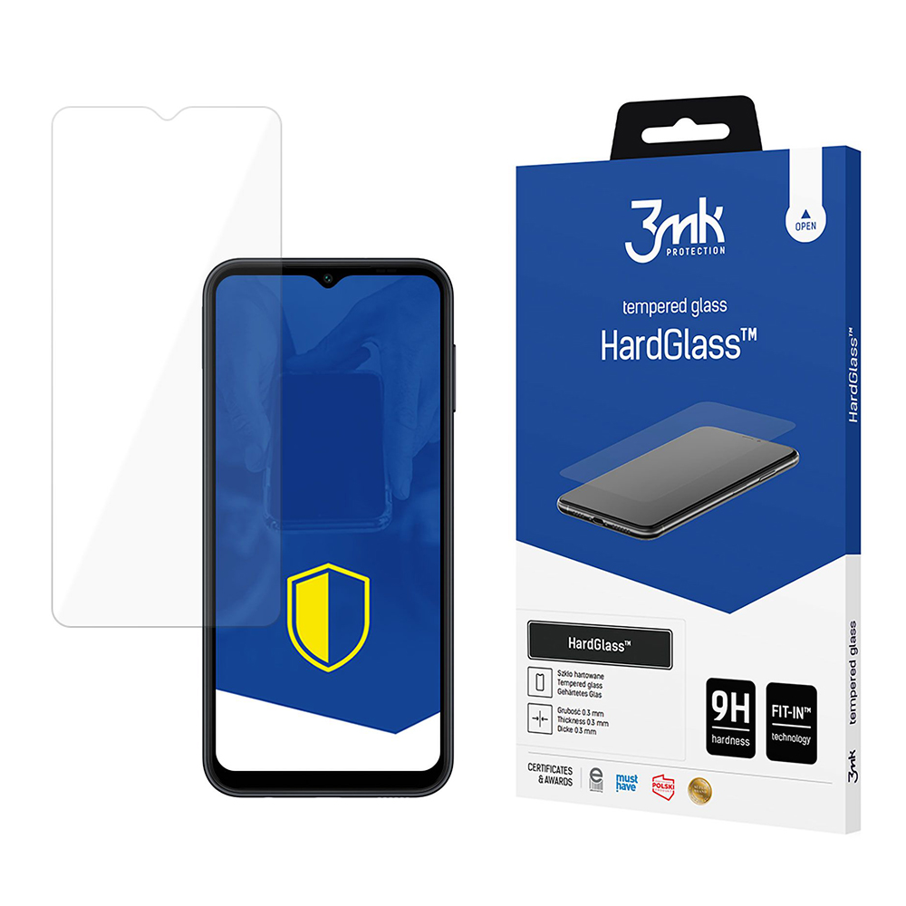 Калъф за Samsung Galaxy A14 4G / A14 5G - 3mk HardGlass Screen Protector - Прозрачен