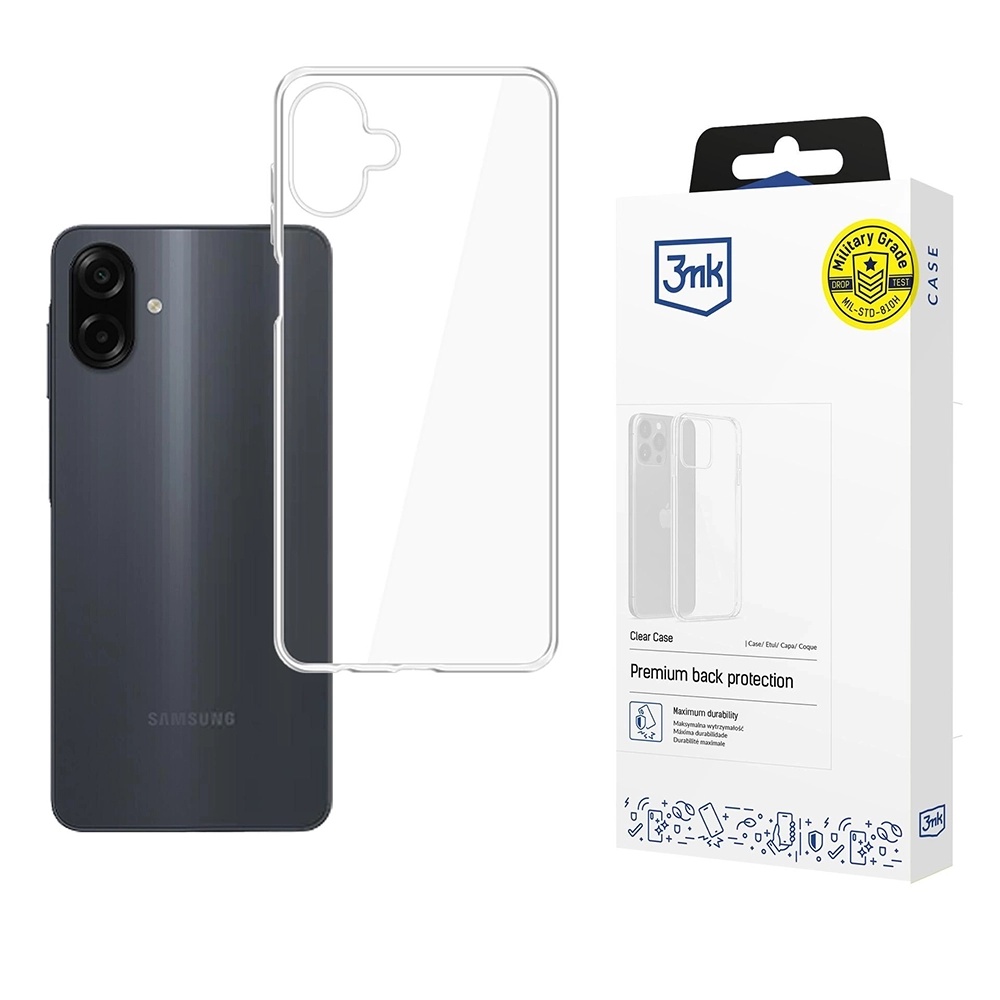 Калъф за Samsung Galaxy A07 4G - 3mk Прозрачен Case - Прозрачен