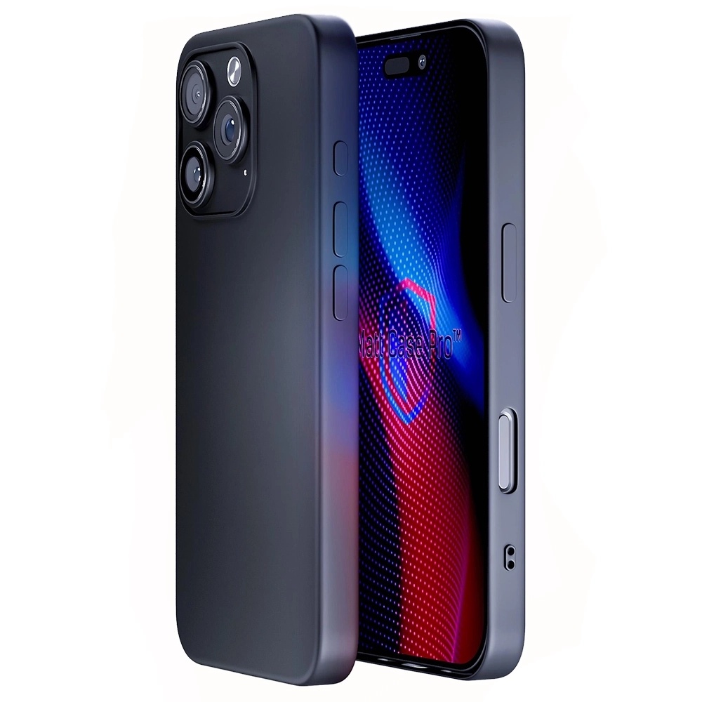 Калъф за iPhone 16 Pro Max - 3mk Matt Case Pro - Черен