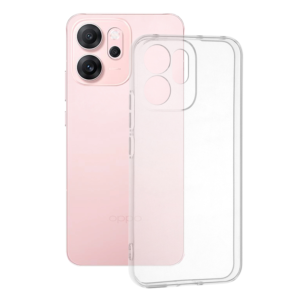 Калъф за Oppo Reno14 F / Reno14 FS 5G - Techsuit Прозрачен Silicone - Прозрачен