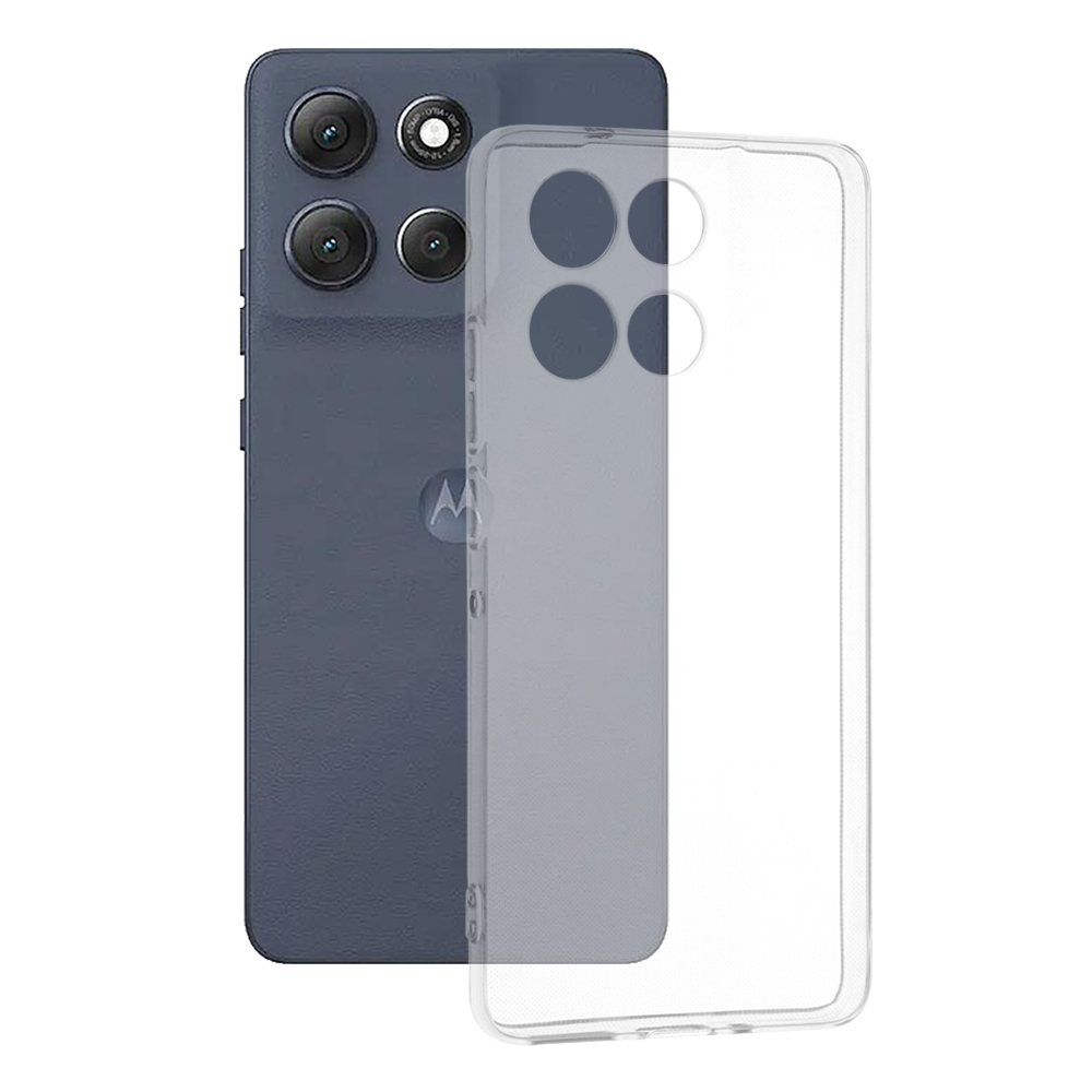 Калъф за Motorola Moto G86 Power - Techsuit Прозрачен Silicone - Прозрачен