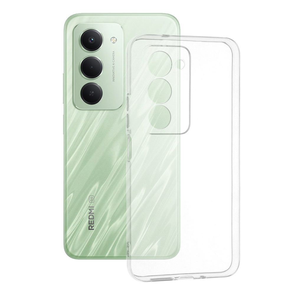 Калъф за Xiaomi Redmi 15 4G / Redmi 15 5G - Techsuit Прозрачен Silicone - Прозрачен