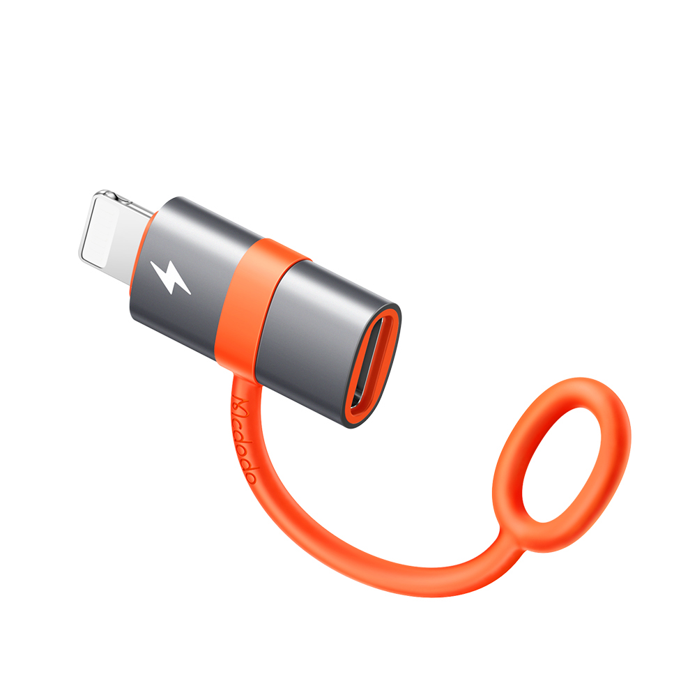 Адаптер Lightning към USB-C, 36 W, преносим дизайн, Plug&Play - адаптер Mcdodo (OT-0510) - Сив