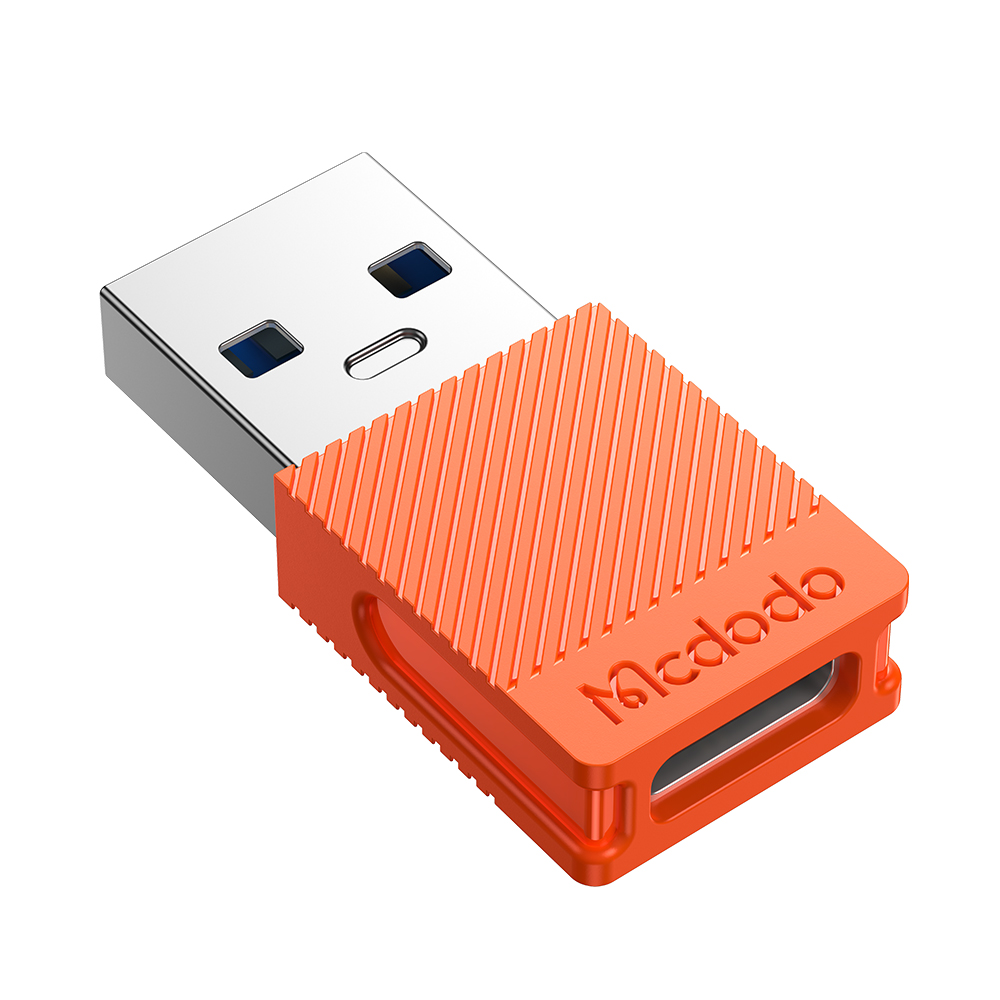 USB-C към USB конвертор, мини дизайн, TPE - Mcdodo (OT-6550) - Оранжев