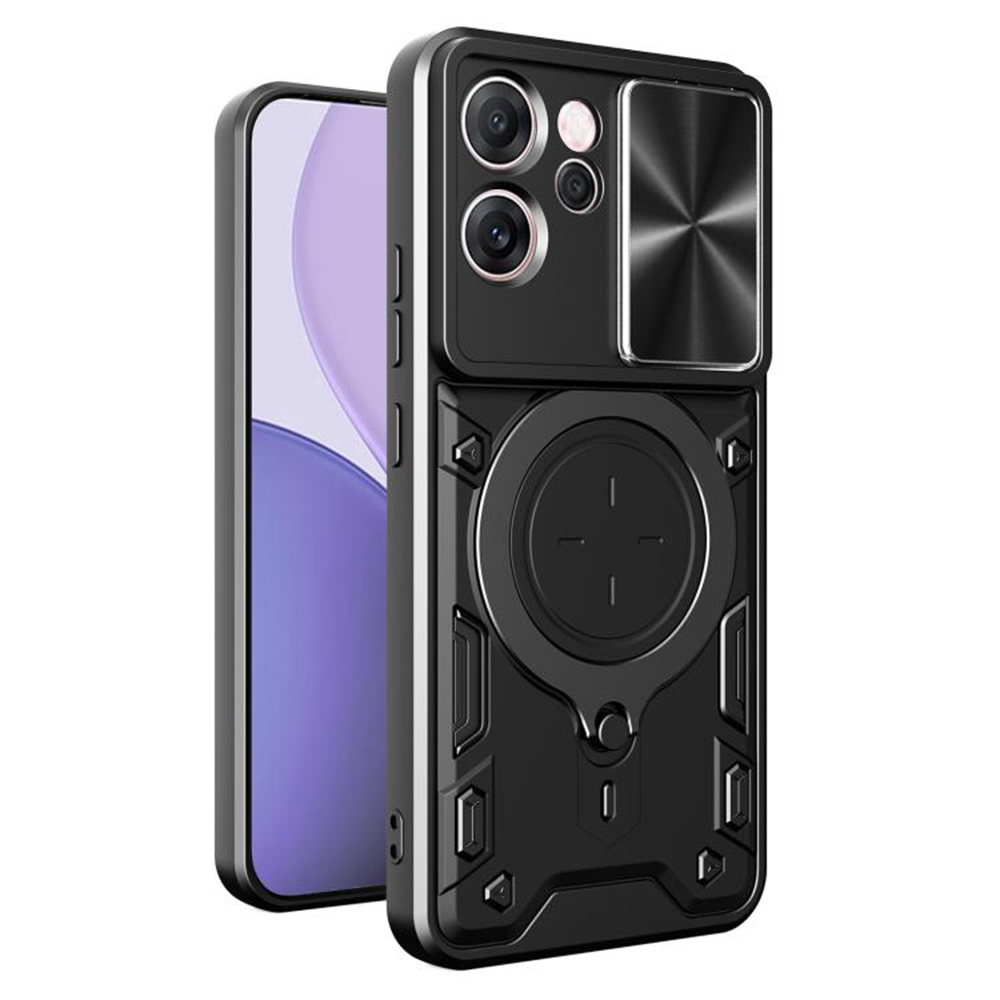 Калъф за Oppo Reno14 F / Reno14 FS 5G - Techsuit CamGuard Pro - Черен