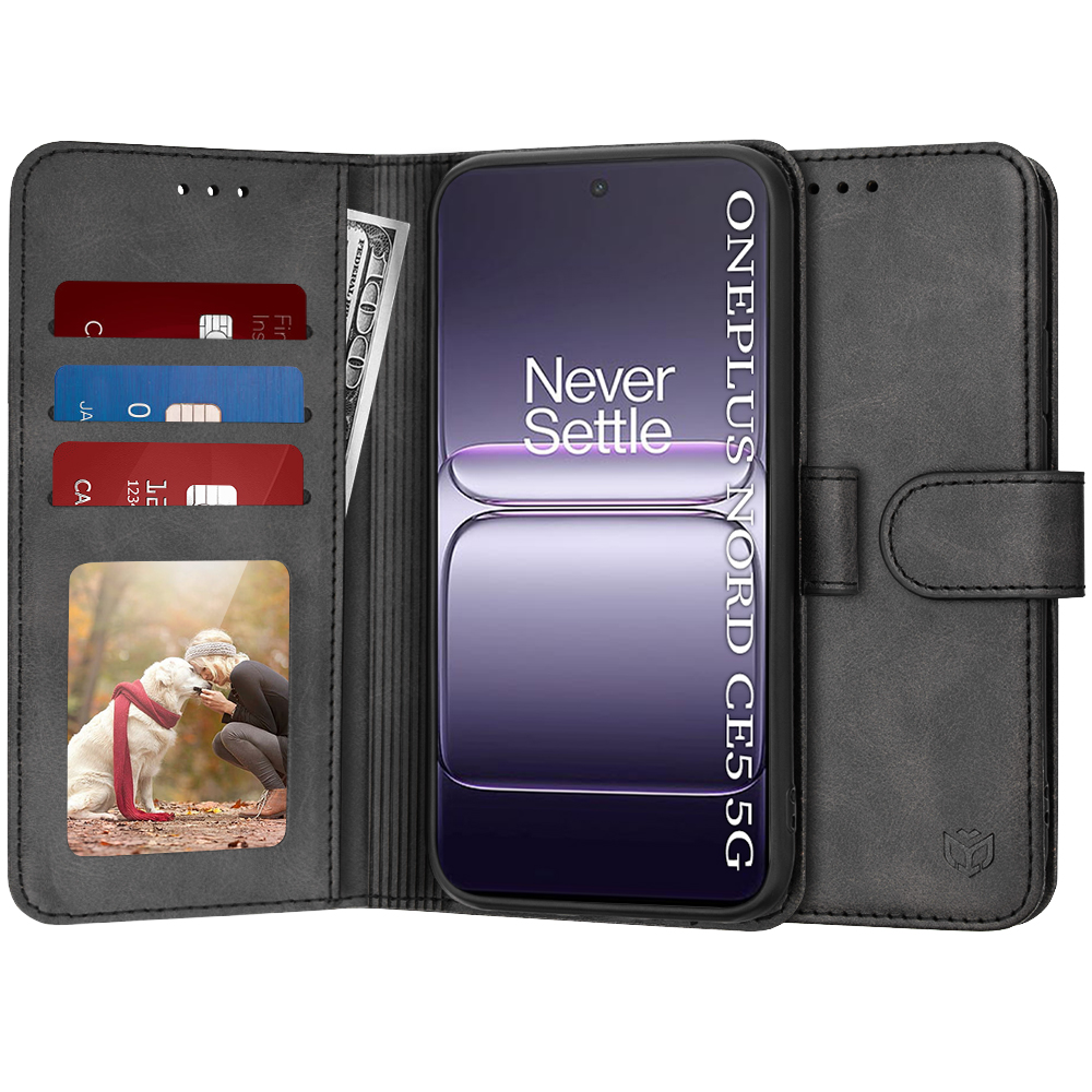 Калъф за OnePlus North CE5 - Techsuit Diary Book - Черен