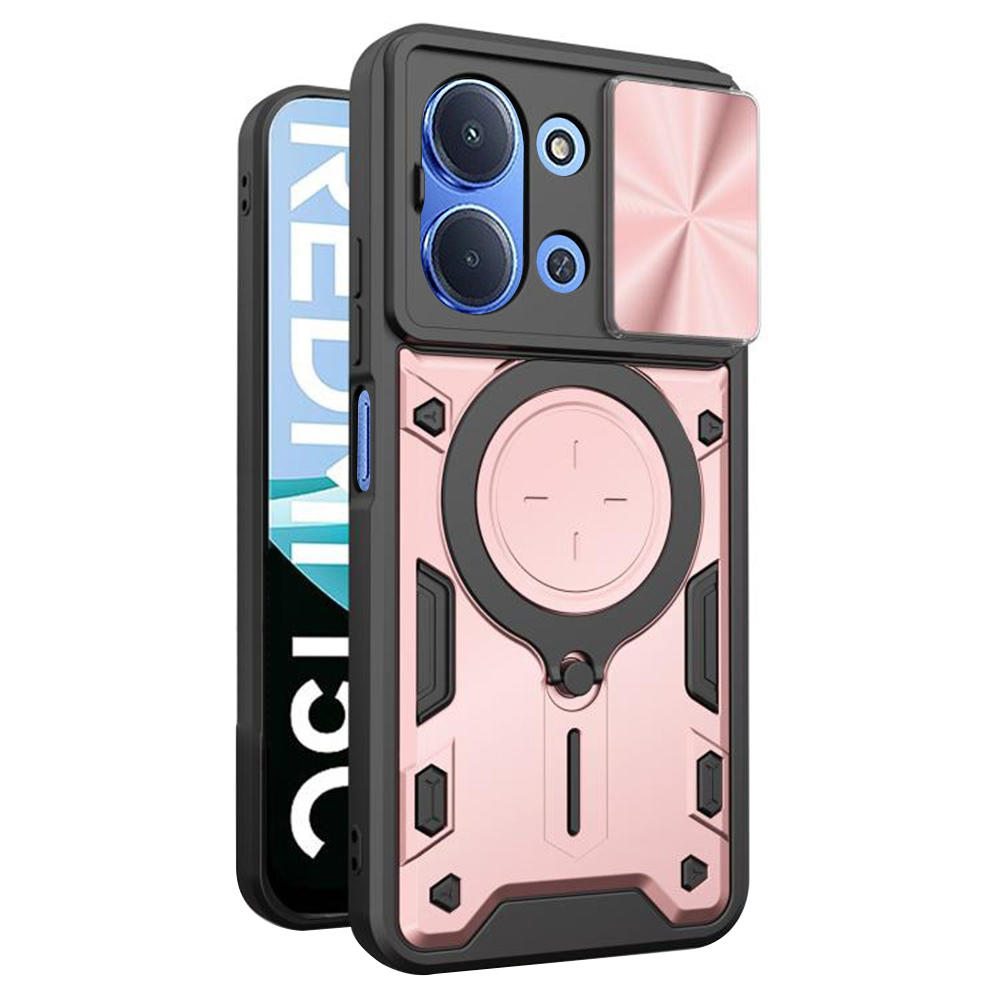 Калъф за Xiaomi Redmi 15C 4G / Redmi 15C 5G - Techsuit CamGuard Pro - Розово злато