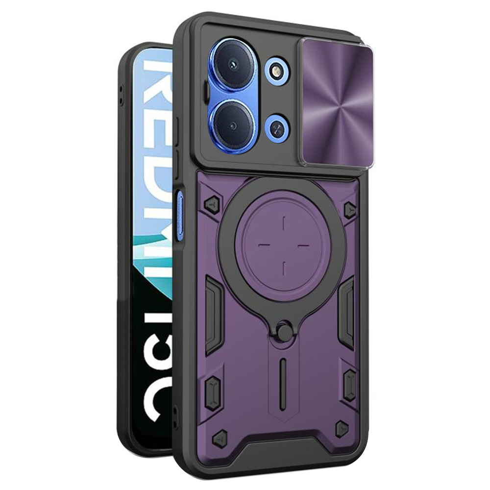 Калъф за Xiaomi Redmi 15C 4G / Redmi 15C 5G - Techsuit CamGuard Pro - Лилав