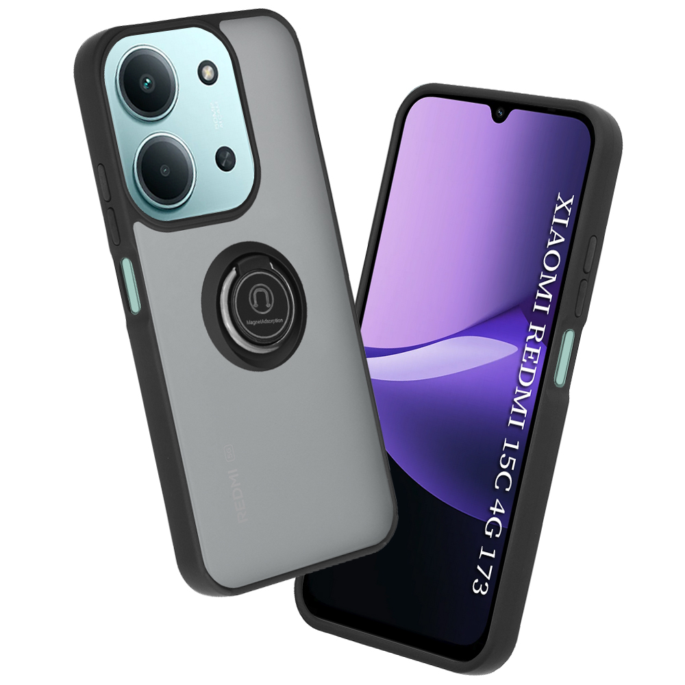Калъф за Xiaomi Redmi 15C 4G / Redmi 15C 5G / Poco C85 4G - Techsuit Glinth - Черен