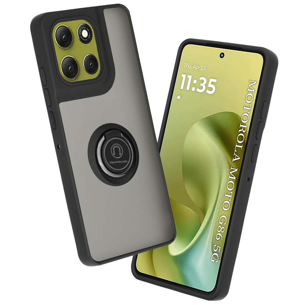 Калъф за Motorola Moto G86 - Techsuit Glinth - Черен