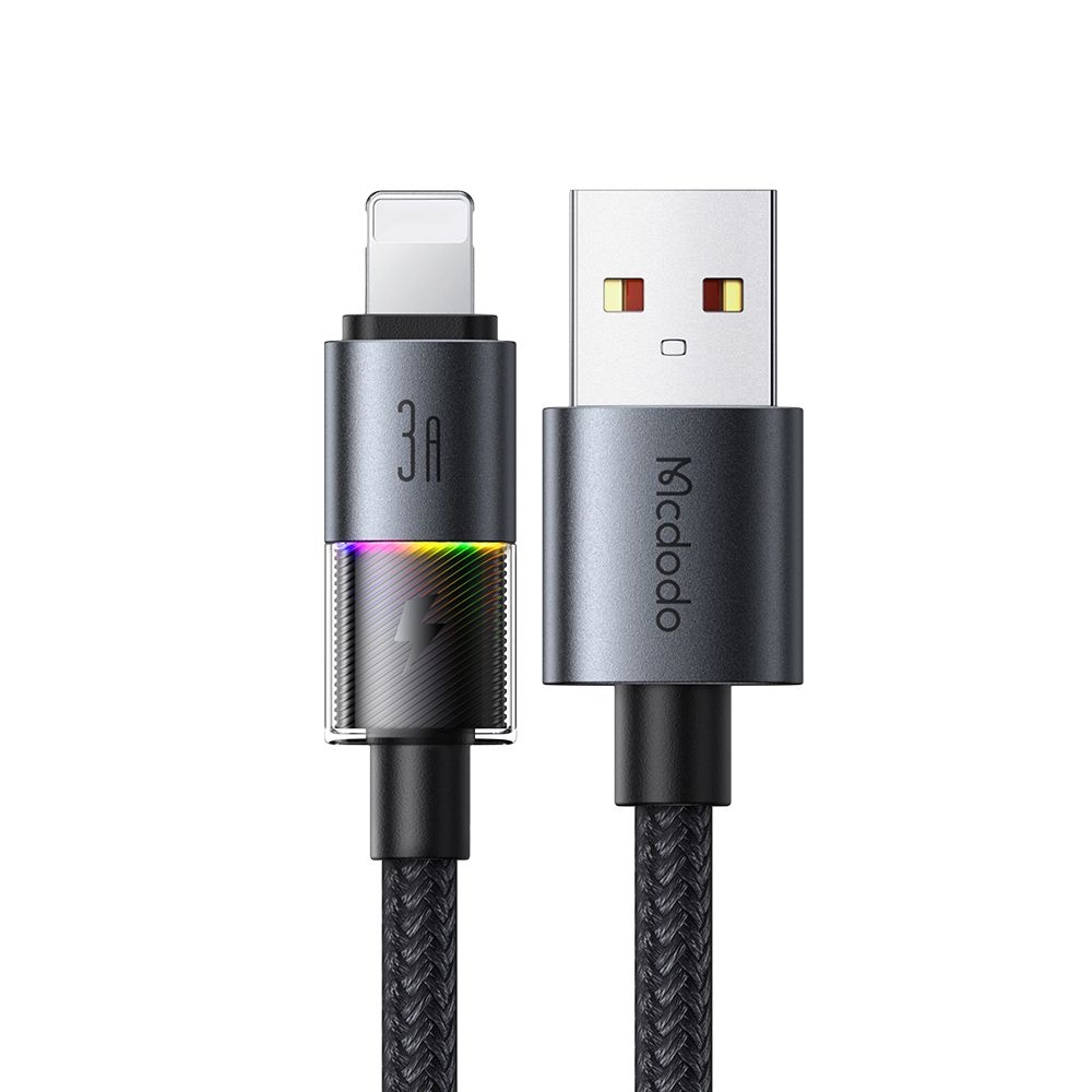 Кабел, USB-A към Lightning, 3A, 1,2 м - Mcdodo (CA-8170) - Черен