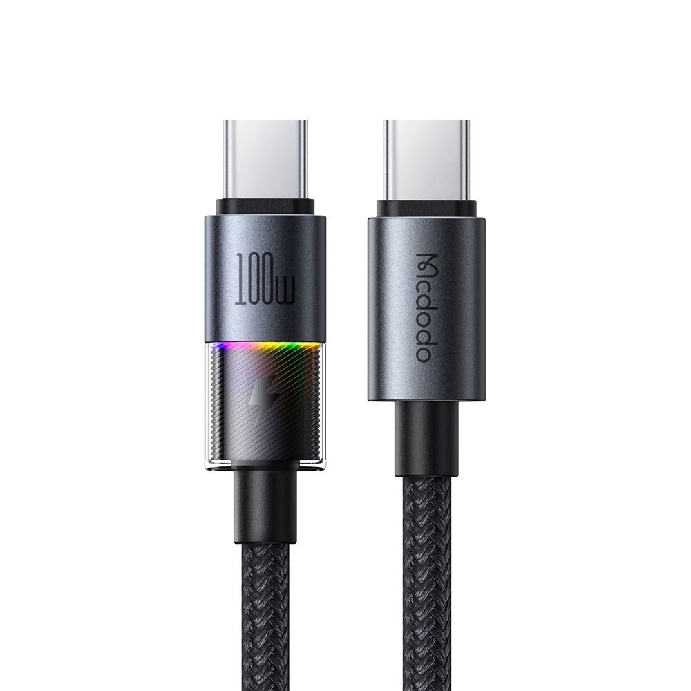 Кабел, USB-C към USB-C, 100W, 5A, 1.2m - Mcdodo (CA-8200) - Черен