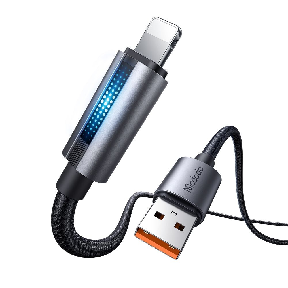 Кабел, USB-A към Lightning, 3A, 1,2 м - Mcdodo (CA-5660) - Черен