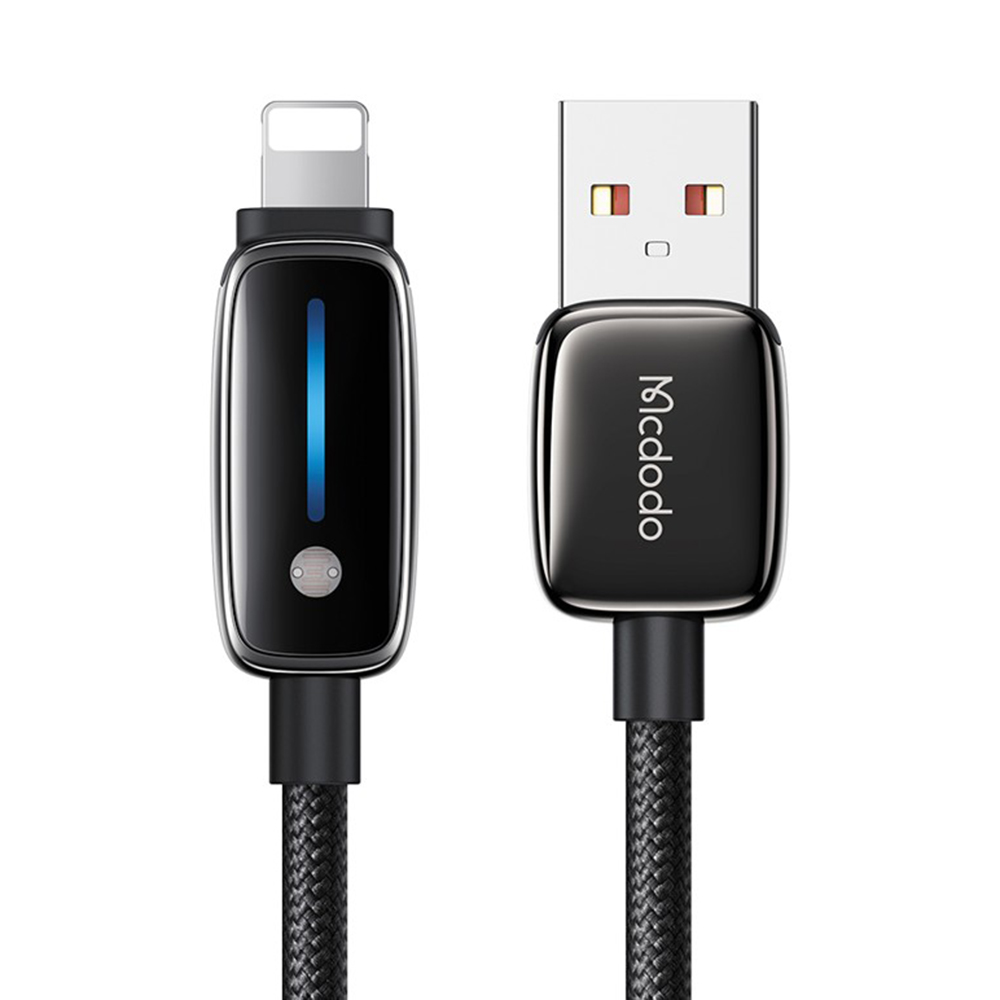 Кабел, USB-A към Lightning, 3A, 1,2 м - Mcdodo (CA-0010) - Черен